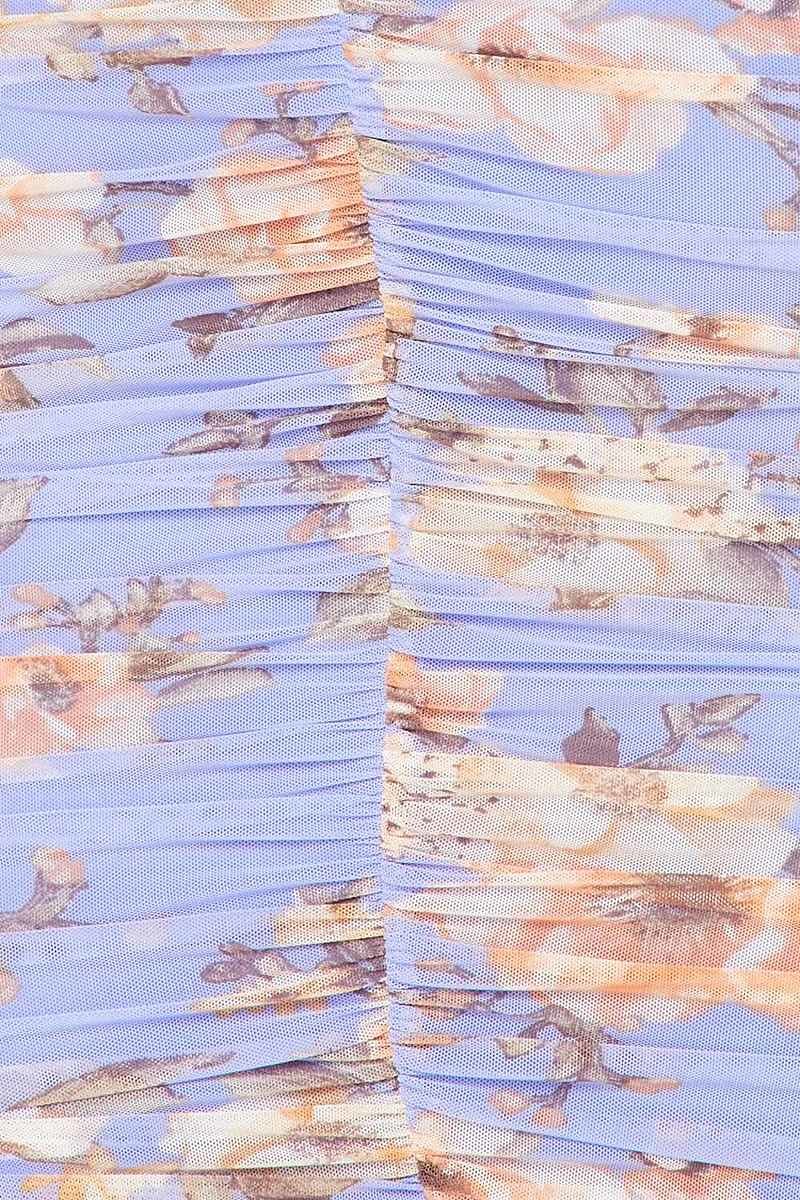 MESH SWEETHEART MIDI SLIT DRESS
