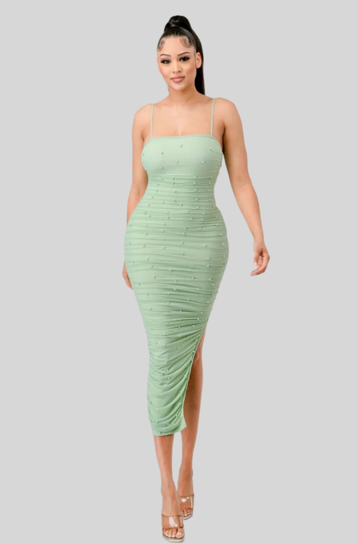 Pearl Mesh Elegant Dress