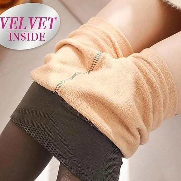 WOMEN S WARM FLEECE LINED WINTER THICK TIGHTS