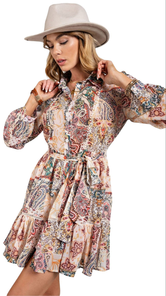 Long Sleeve t-shirt Mini Dress